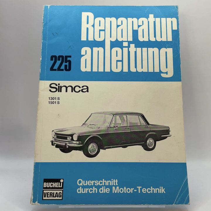 Simca 1301 S/1501 S - Reparaturbuch – Originalfoto des Exemplars