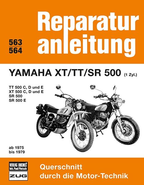 Yamaha XT / TT / SR 500 (1 Zyl.) ab 1975 bis 1979, Buchcover