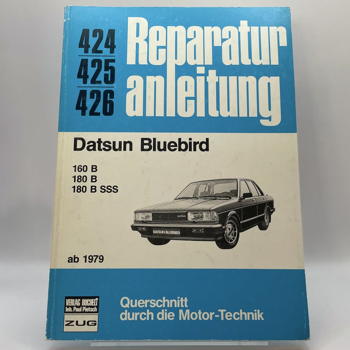 Datsun Bluebird - Reparaturbuch – Originalfoto des Exemplars