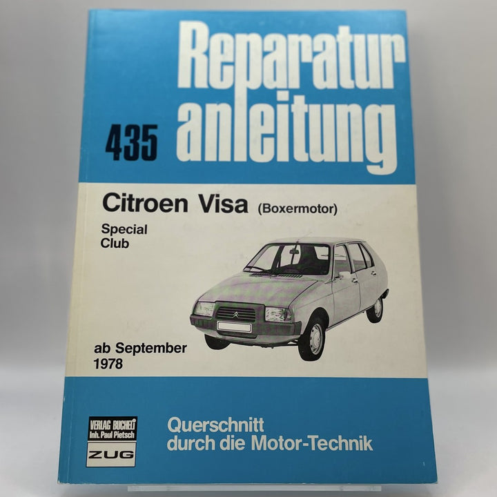 Citroën Visa Reparaturanleitung und Werkstatthandbuch – Originalfoto des Exemplars