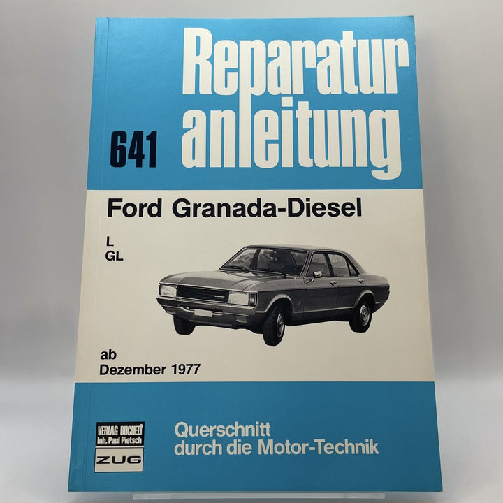 Ford Granada und Consul Reparaturanleitung und Werkstatthandbuch – Originalfoto des Exemplars