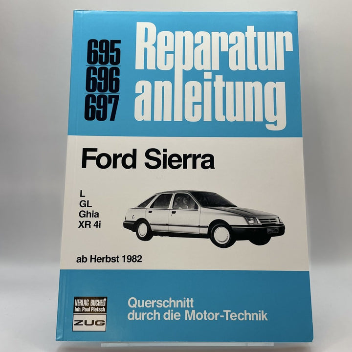 Ford Sierra L/GL/Ghia/XR 4i ab Herbst 1982 – Reparaturanleitung · Bd. 695/696 – Originalfoto des Exemplars