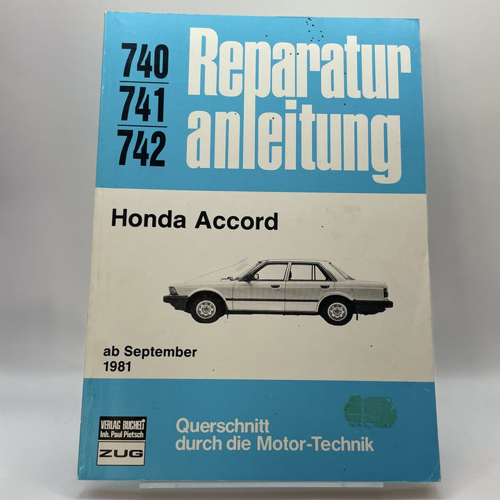 Honda Accord Reparaturanleitung und Werkstatthandbuch – Originalfoto des Exemplars