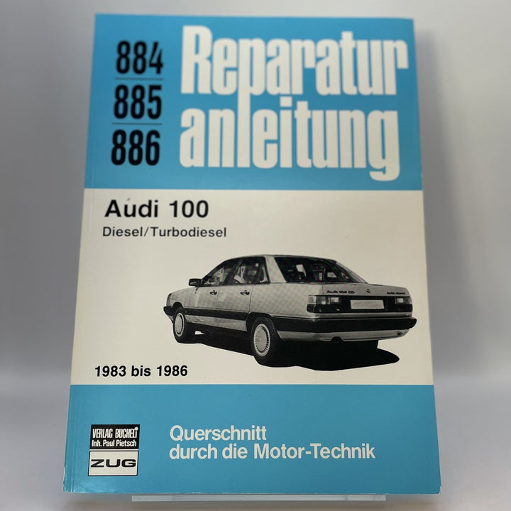 Audi 100 Diesel - Reparaturbuch – Originalfoto des Exemplars