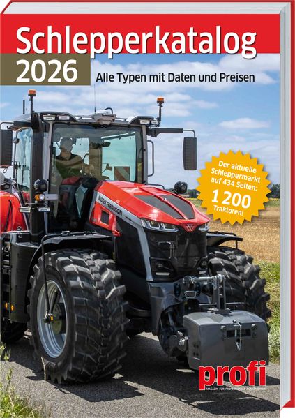 Schlepperkatalog 2026, Buchcover