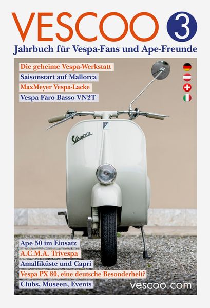 VESCOO Jahrbuch für Vespa-Fans und Ape-Freunde – Ausgabe 3, Buchcover