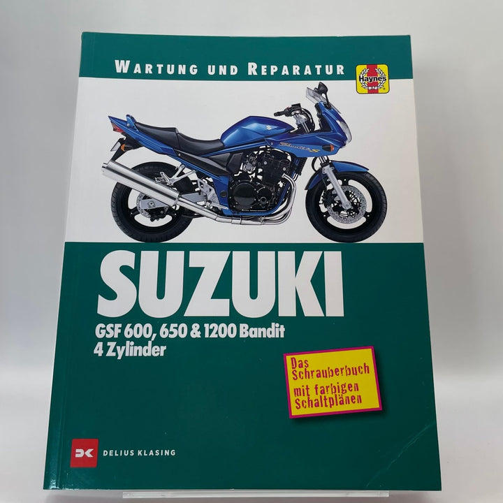 Suzuki GSF 600, 650 & 1200 Bandit 4 Zylinder Reparaturanleitung – neues quadratisches Originalfoto 9783667110206