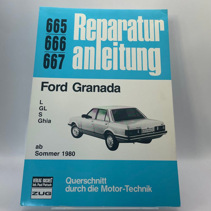 Ford Granada L/GL/S/Ghia, ab Sommer 1980 – Bd. 665/666 – neues quadratisches Originalfoto 9783716815878