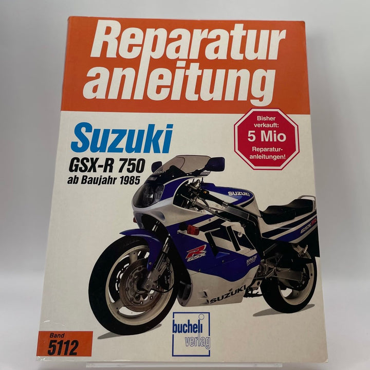 Suzuki GSX-R 750 – Reparaturanleitung – neues quadratisches Originalfoto 9783716818251