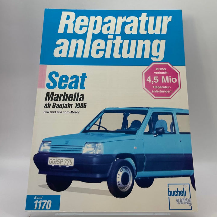 Seat Marbella – Reparaturanleitung – neues quadratisches Originalfoto 9783716818640