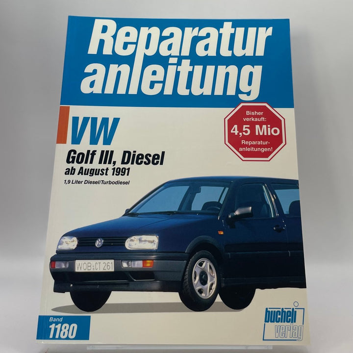 VW Golf III Diesel/Turbodiesel – neues quadratisches Originalfoto 9783716818749
