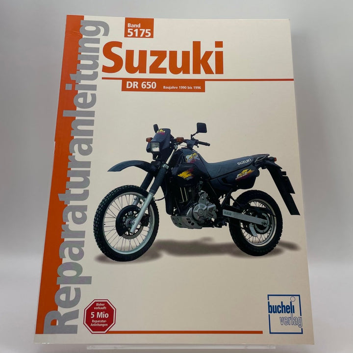 Suzuki DR 650 – Reparaturanleitung – neues quadratisches Originalfoto 9783716818756