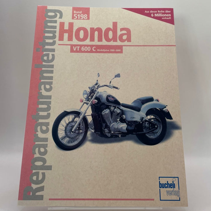 Honda VT 600 C – Reparaturanleitung – neues quadratisches Originalfoto 9783716819180