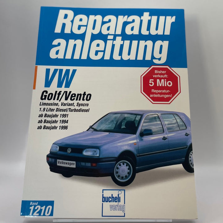 VW Golf III / Vento Diesel – Reparaturanleitung – neues quadratisches Originalfoto 9783716819364