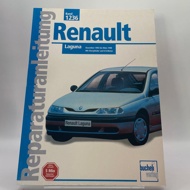 Renault Laguna 12/1993 bis 3/1998 – Reparaturanleitung – neues quadratisches Originalfoto 9783716819838