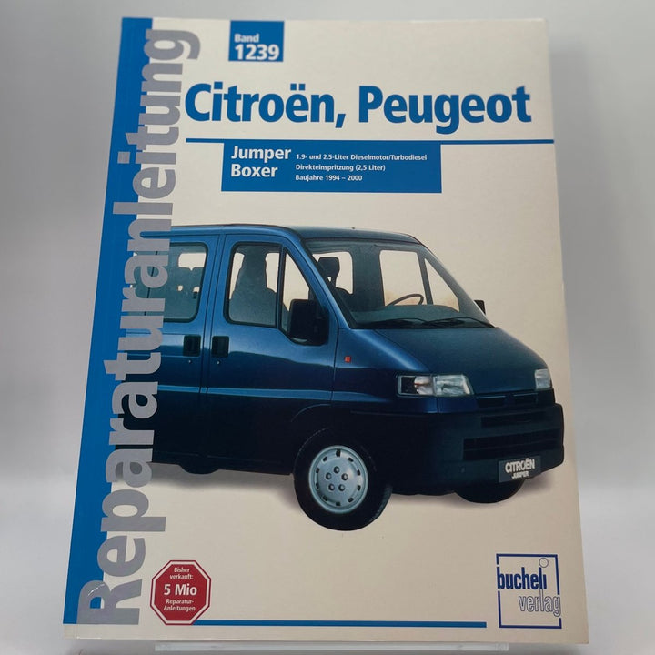 Citroen Jumper / Peugeot Boxer 1994-2000 – Reparaturanleitung – neues quadratisches Originalfoto 9783716819890