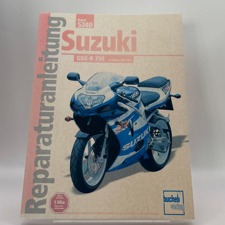 Suzuki GSX-R 750 – Reparaturanleitung – neues quadratisches Originalfoto 9783716820070