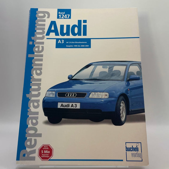 Audi A3 Diesel 1995-2000/2001 – Reparaturanleitung – neues quadratisches Originalfoto 9783716820100