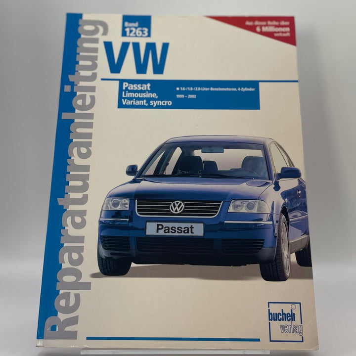 VW Passat V 1999-2002 – Reparaturanleitung – neues quadratisches Originalfoto 9783716820339