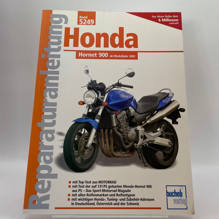 Honda Hornet 900 – Reparaturanleitung – neues quadratisches Originalfoto 9783716820377