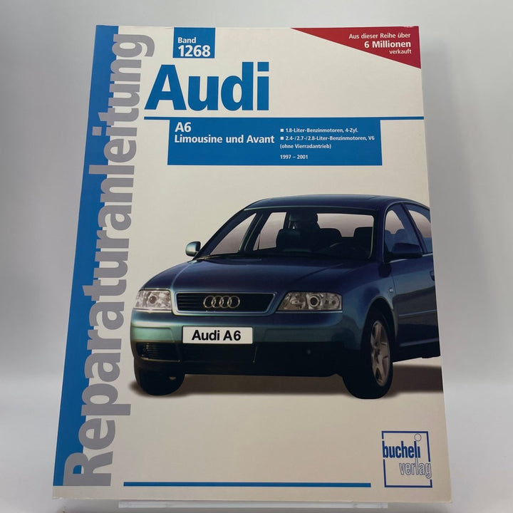 Audi A6 – Reparaturanleitung – neues quadratisches Originalfoto 9783716820407