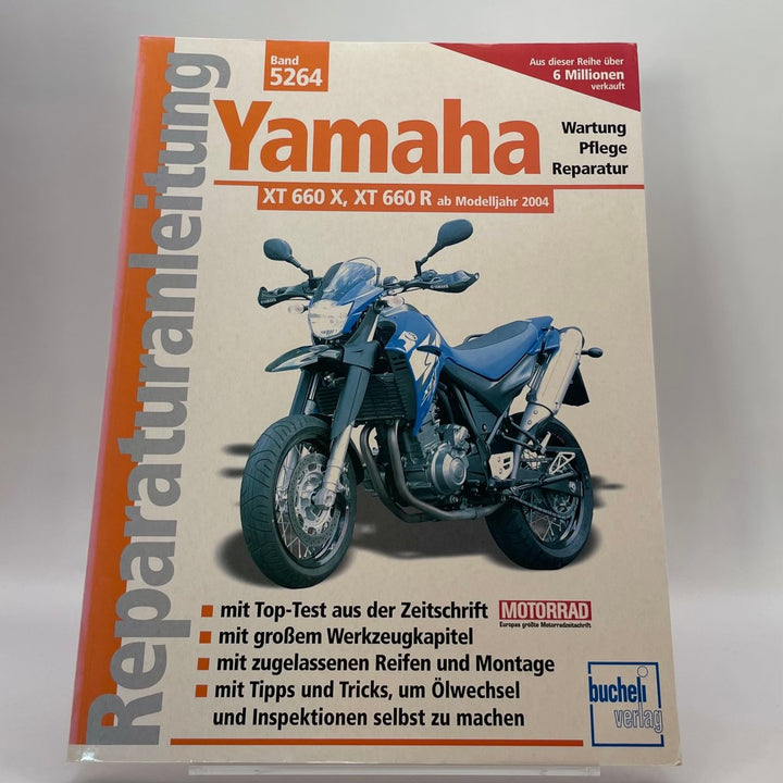 Yamaha XT 660 X / XT 660 R – Reparaturanleitung – neues quadratisches Originalfoto 9783716820711
