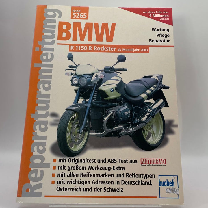 BMW R 1150 R Rockster ab 2003 – Reparaturanleitung – neues quadratisches Originalfoto 9783716820728