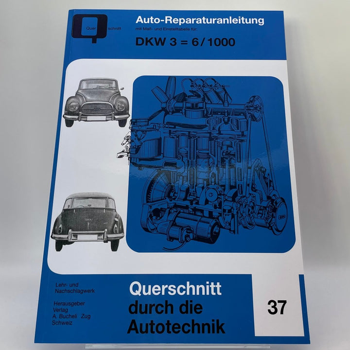 DKW 3=6 / 1000 – Reparaturanleitung – neues quadratisches Originalfoto 9783716822883