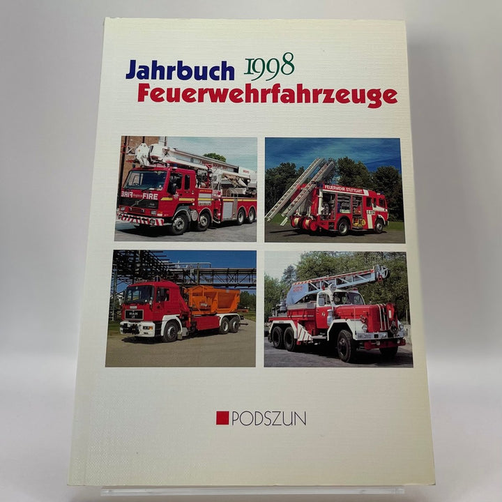 Jahrbuch Feuerwehrfahrzeuge 1998 – neues quadratisches Originalfoto 9783861331766