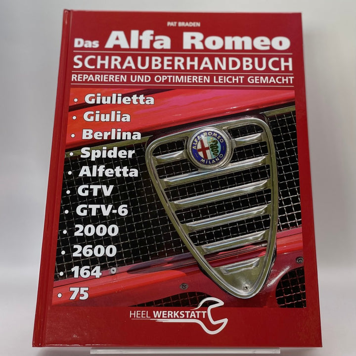 Alfa Romeo Schrauberhandbuch – Technikhandbuch – neues quadratisches Originalfoto 9783868528121