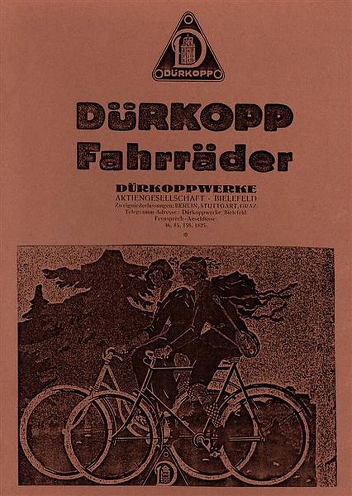 Dürkopp Fahrräder Katalog, Titelseite