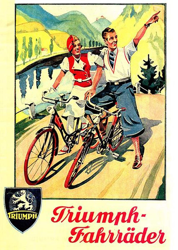 Triumph Fahrräder Modelle um 1934 Ersatzteilkatalog, Titelseite