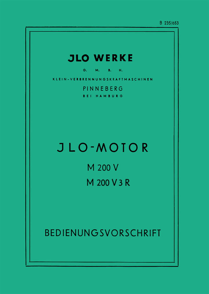 ILO M 200 V und M 200 V3R Bedienungsanleitung, Titelseite