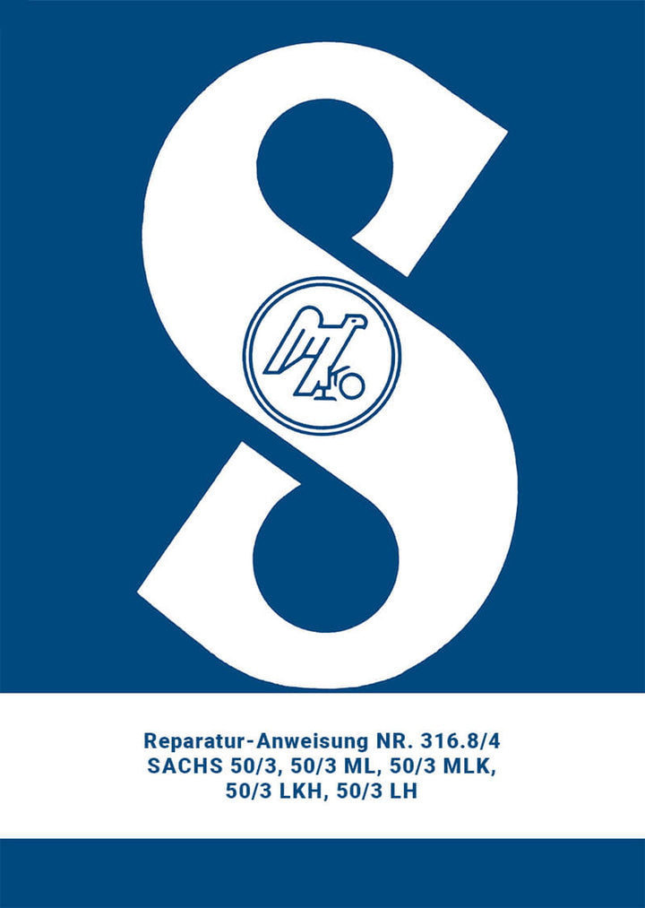 Sachs Motor 50/3 ML/MLK/LKH/LH Reparaturanleitung, Titelseite