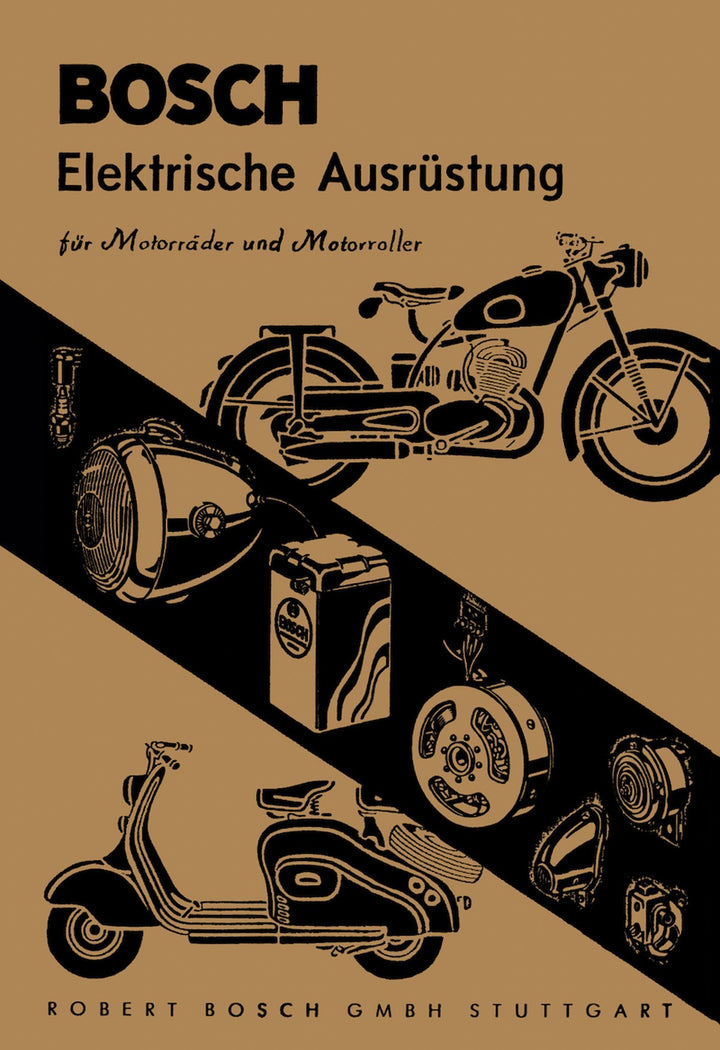 Bosch Elektrische Ausrüstung Motorrad und Motorroller, Titelseite