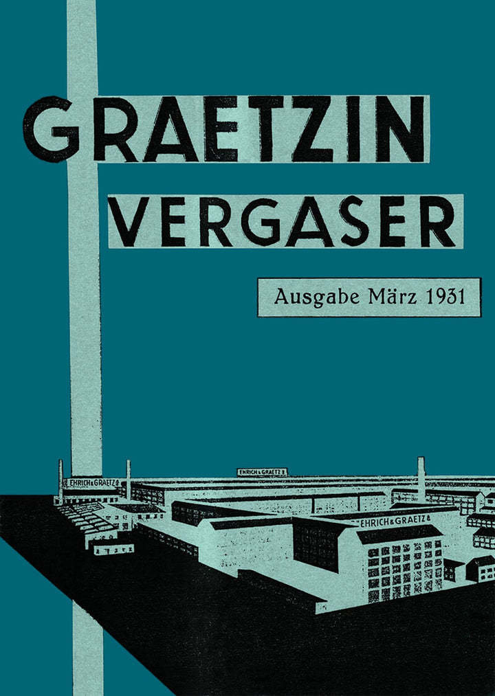 Graetzin Vergaser Handbuch und Ersatzteilliste, Titelseite