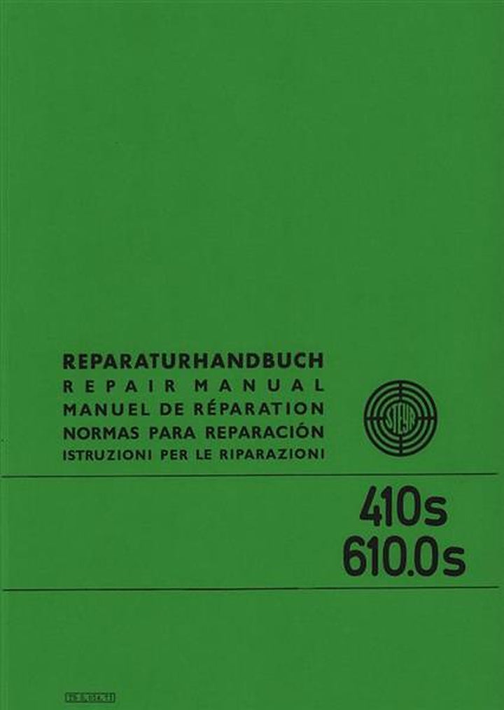 Steyr WD410s und WD610.0s Reparaturanleitung, Titelseite