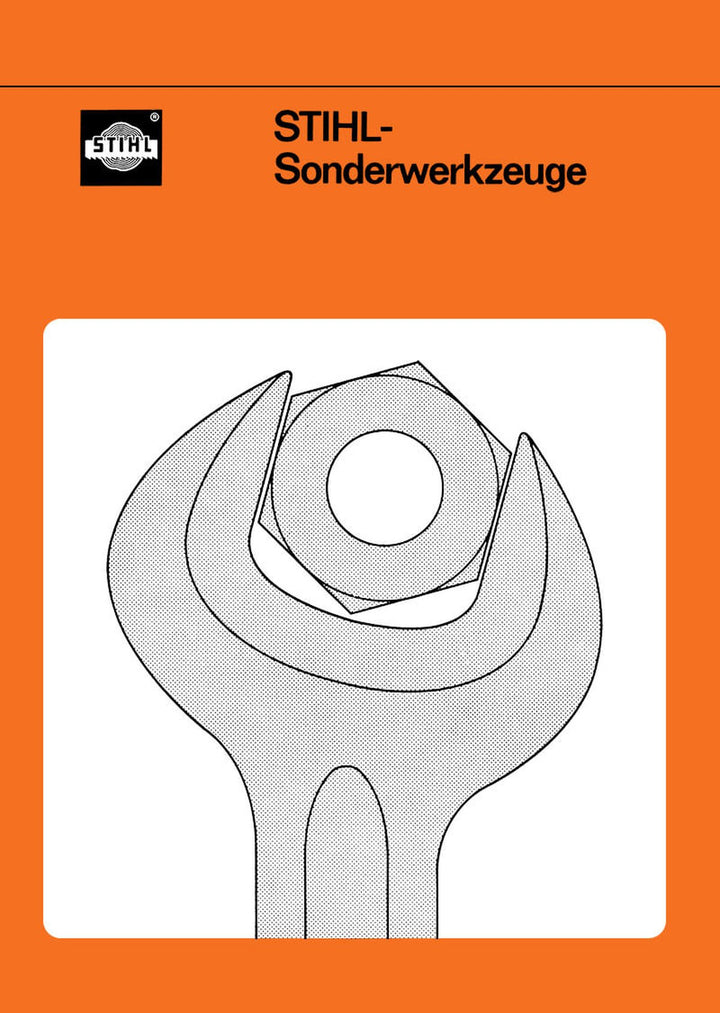 Stihl Sonderwerkzeuge für Kettensägen, Titelseite