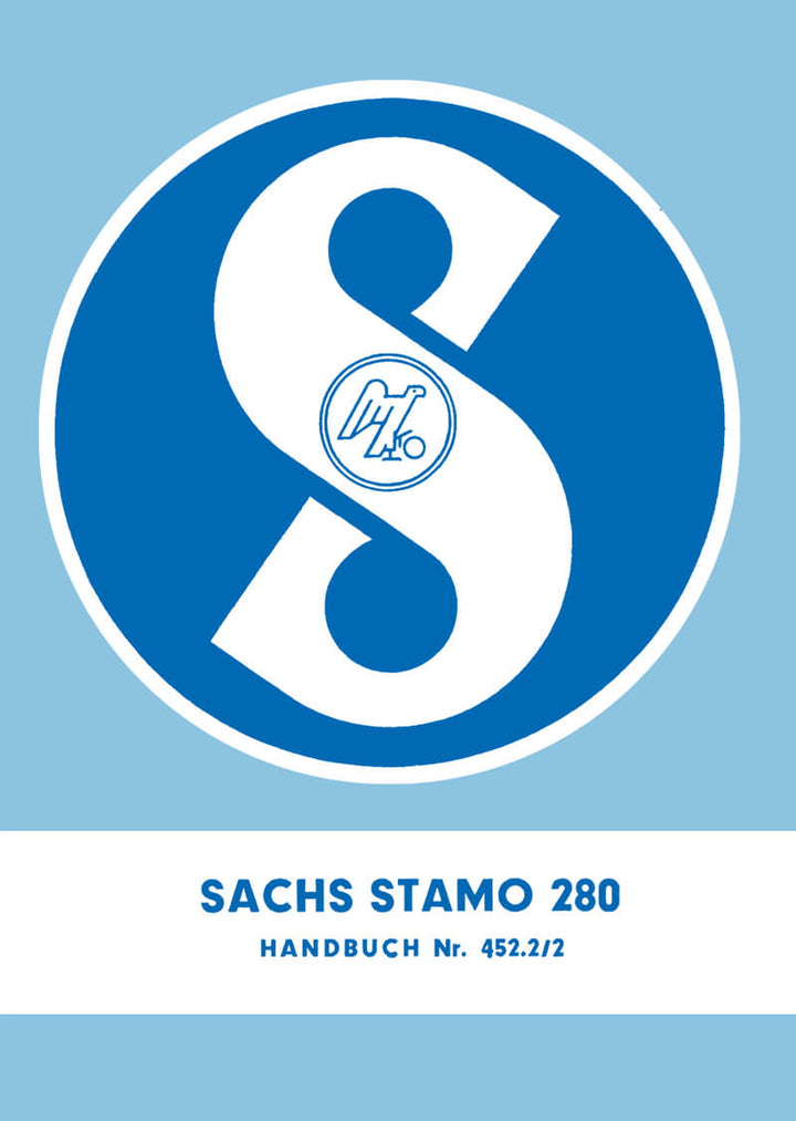 Sachs Stamo 280 Handbuch, Titelseite