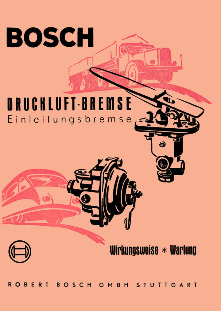 Bosch Druckluft-Bremse Betriebsanleitung, Titelseite
