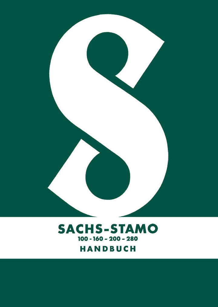 Sachs Stamo 100 - 160 - 200 - 280 Handbuch, Titelseite