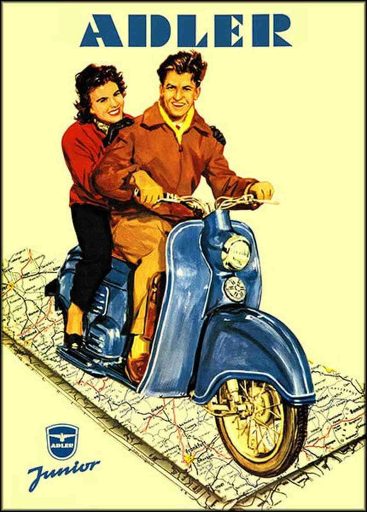 Adler MR100 Junior-Roller Poster, Poster-Motiv