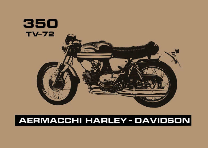 Harley-Davidson Aermacchi 350 TV - 72, Uso e Manutenzione, Buchcover