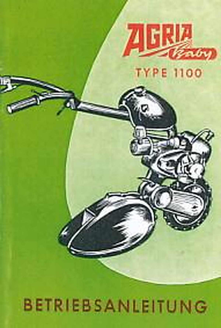Agria 1100 Baby Betriebsanleitung, Buchcover