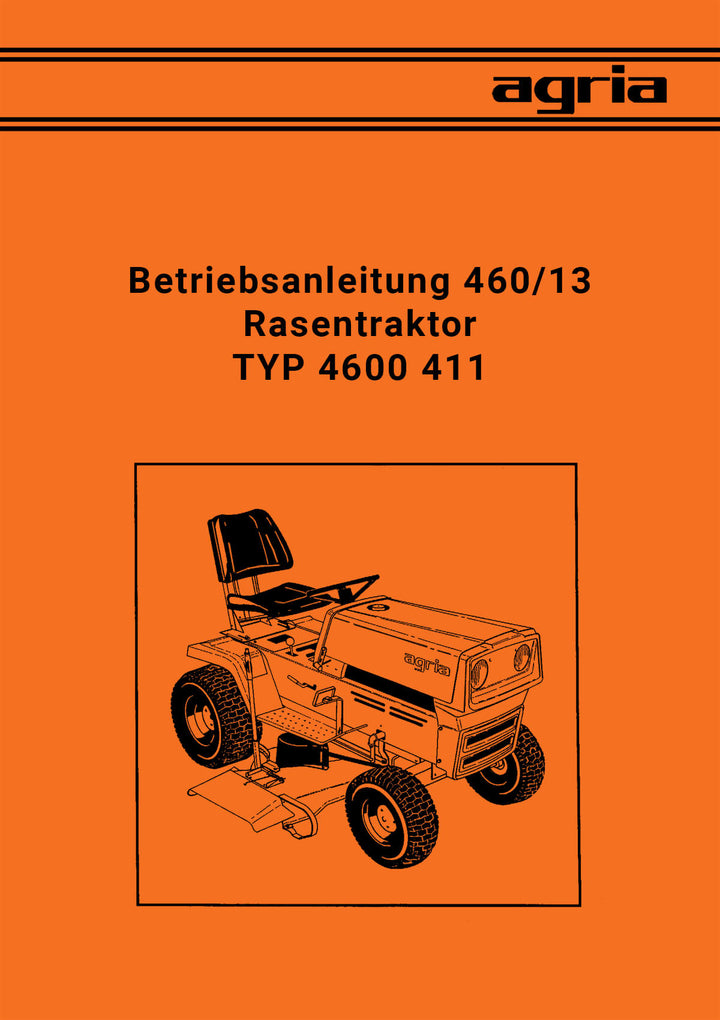 Agria 4600 411 Betriebsanleitung, Buchcover