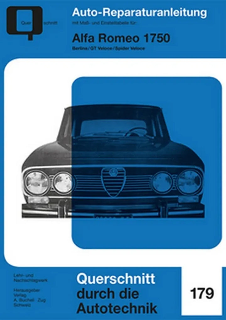 Alfa Romeo Reparaturanleitung und Werkstatthandbuch - gedrucktes Buch zum Bestpreis! - verwuester.net
