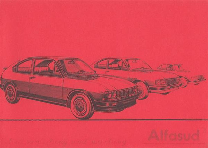 Alfa Romeo, Alfasud, Betriebsanleitung, Buchcover