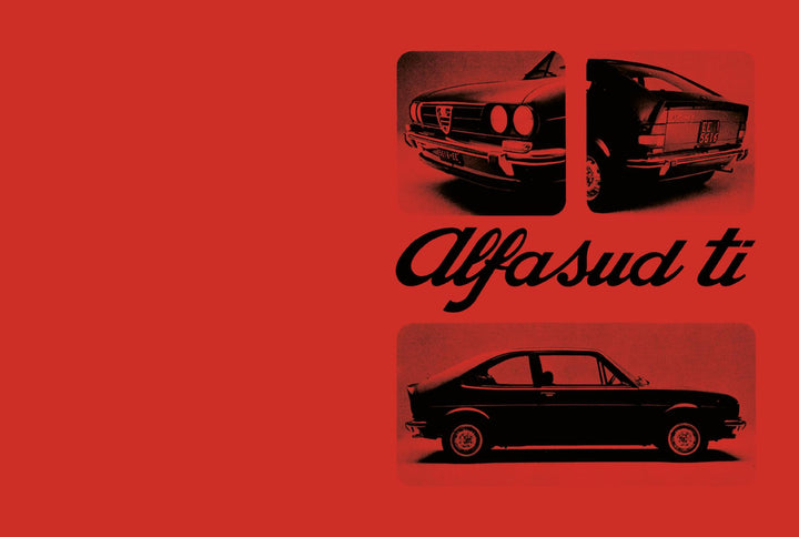 Alfa Romeo Alfasud ti, Ersatzteilkatalog, Buchcover