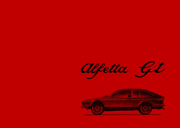 Alfa Romeo Alfetta GT Ersatzteilkatalog, Buchcover