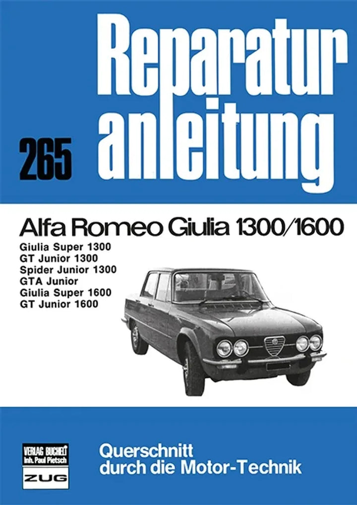 Alfa Romeo Reparaturanleitung und Werkstatthandbuch - gedrucktes Buch zum Bestpreis! - verwuester.net